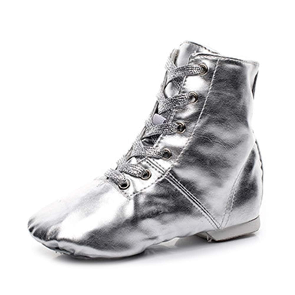 Women's Lace-Up Ankle Jazz Dance Shoes - Modern Dance Boots for Ballet, Jazz, and Contemporary Performances