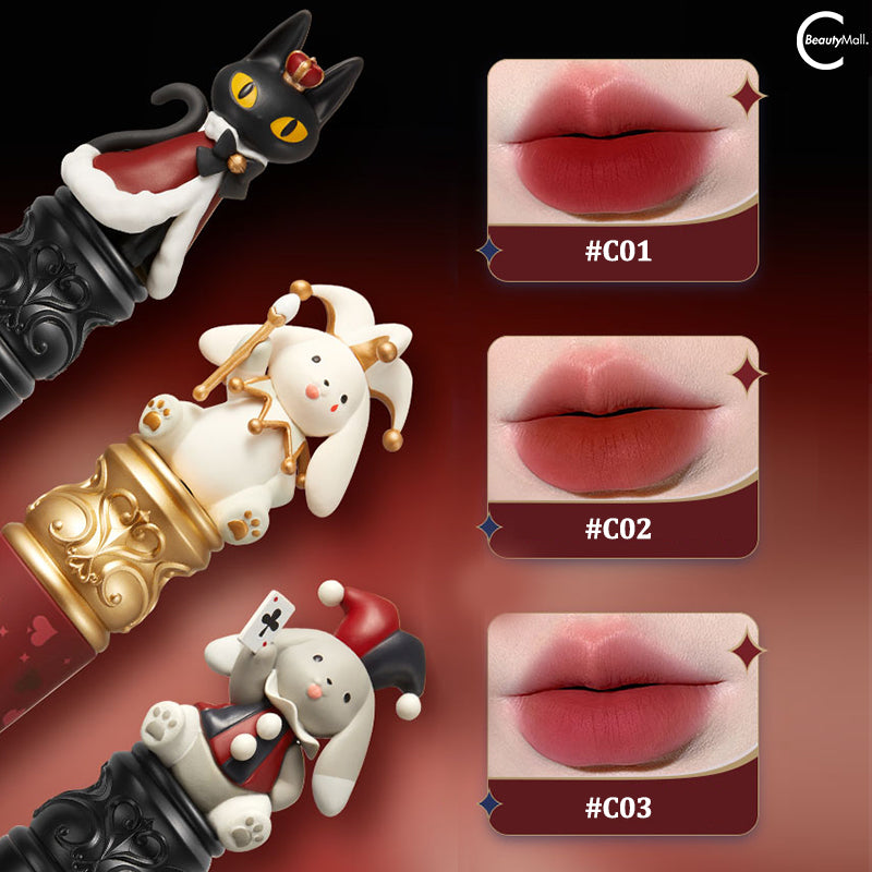 Limited Edition Cute Rumor Wonderland Circus Lip Gloss - Hydrating & Shiny Lip Glaze for Parties, Cosplay & Everyday Wear