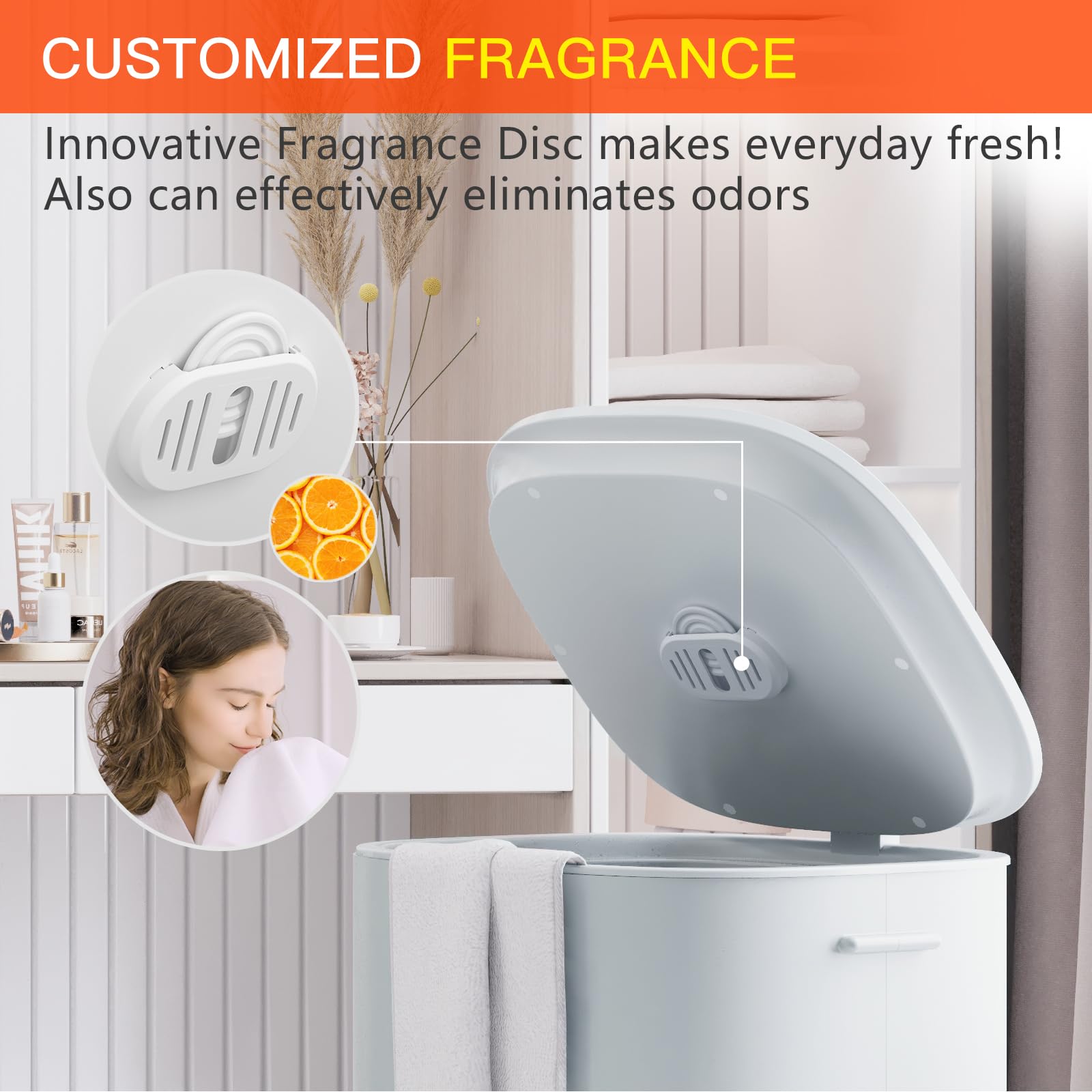 DOACE Upgraded 26L Large Towel Warmer Bucket with Auto Keep Warm - Adjustable Heating Timer (20/40/60 Min) & 24-Hour Delay Function - Perfect for Bathroom Spa, Salon, Baby Care & Christmas Gifts
