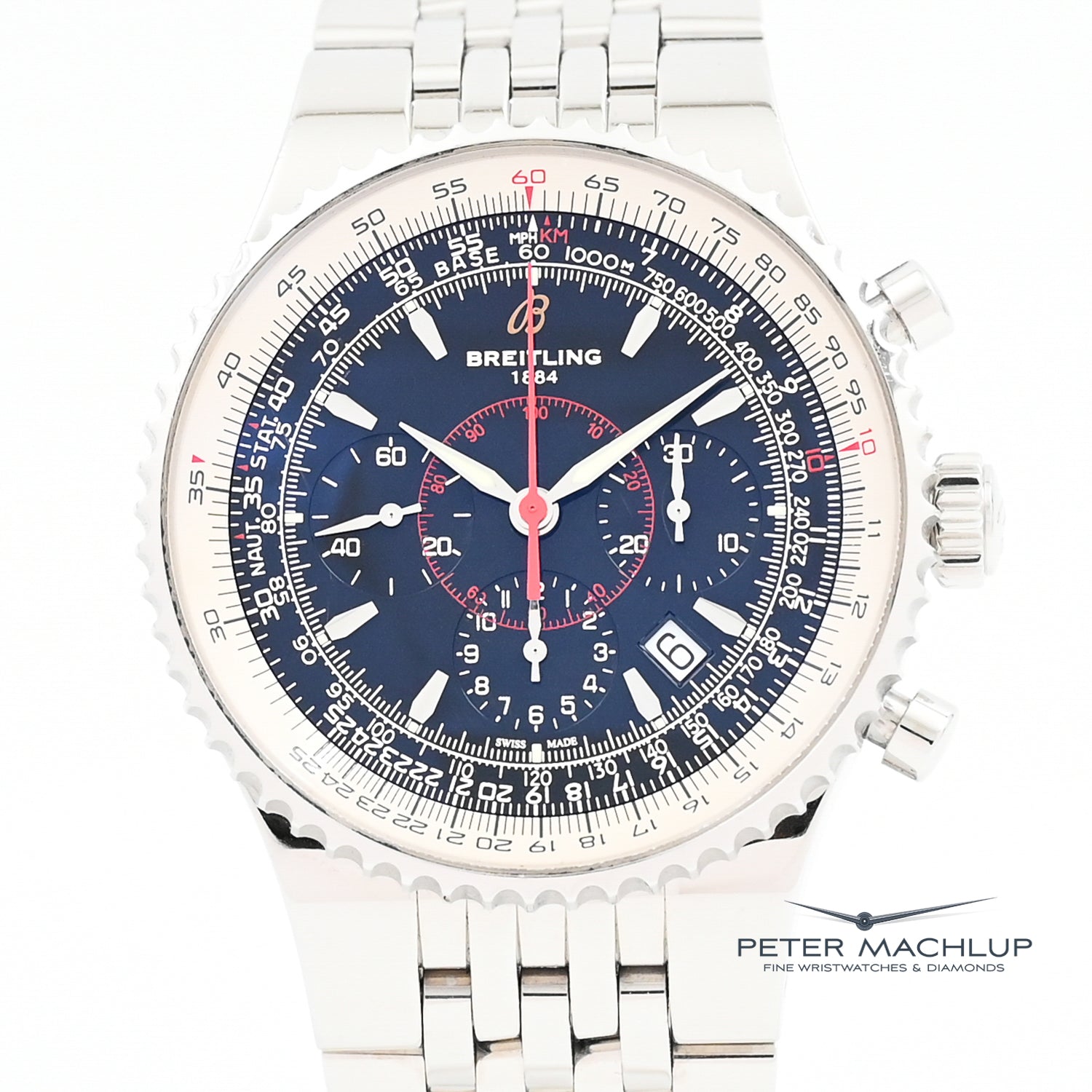 Breitling Montbrillant Legende 2011 Men's Luxury Chronograph Watch - Perfect for Business, Formal Events & Collector's Display