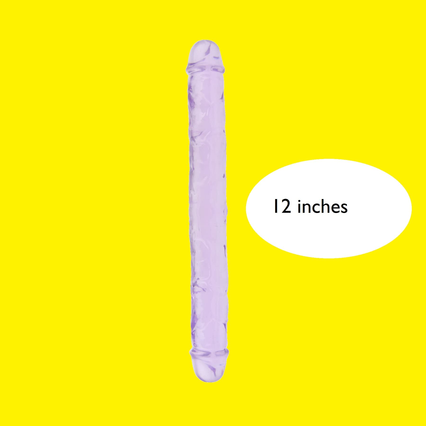 12 Inch Double Ended Dildo for Couples - Flexible Silicone Strap-on for Mutual Pleasure - Perfect for Bonding, Role Play & Spicing Up Your Sex Life