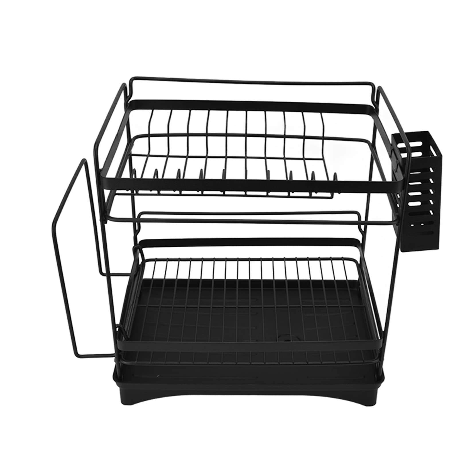 CHICIRIS Heavy Duty Stainless Steel Kitchen Utensil Rack - Removable Countertop Dish Organizer for Spoons, Forks & Cooking Tools | Perfect for Small Kitchens, Dish Drying & Space Saving Storage