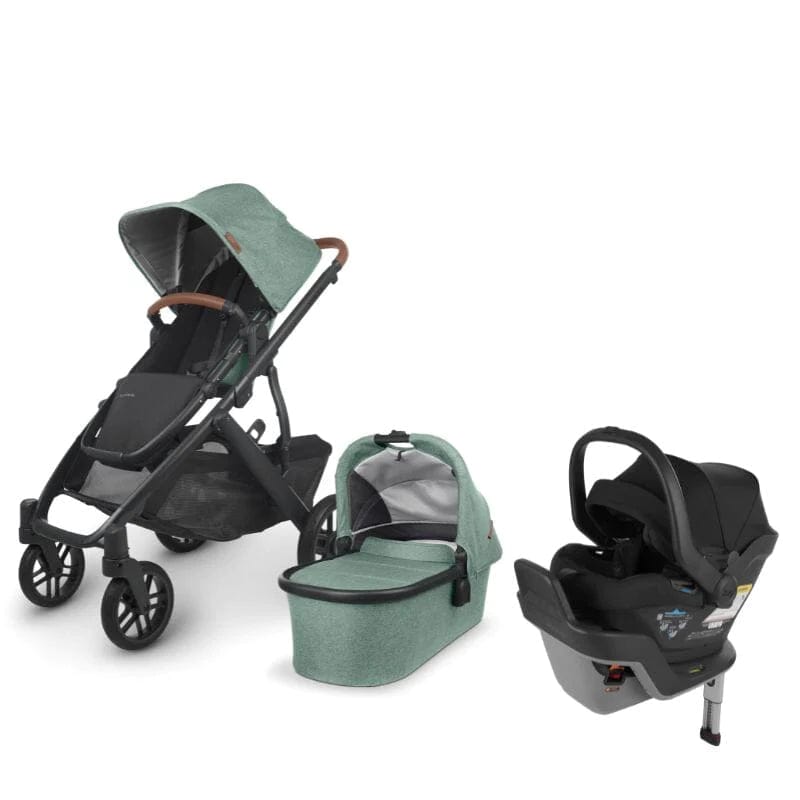 UPPAbaby Vista V2 Stroller Bundle with Mesa Max Infant Car Seat - Lightweight Travel System for Newborns & Toddlers - Perfect for City Walks, Shopping & Family Outings