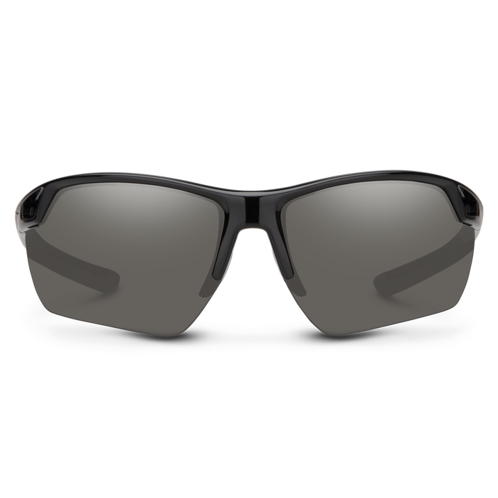 Contender Black & Polarized Gray Sunglasses - UV Protection, Lightweight & Stylish for Outdoor Sports, Driving & Beach Activities