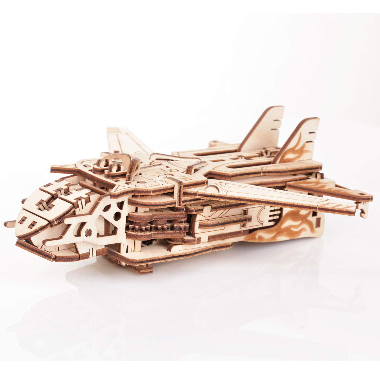 Transformers Robots Building Kits - Mr. Playwood Wooden Construction Set (119 Pieces) for Kids & Adults | STEM Educational Toys for Creative Play & Collectors