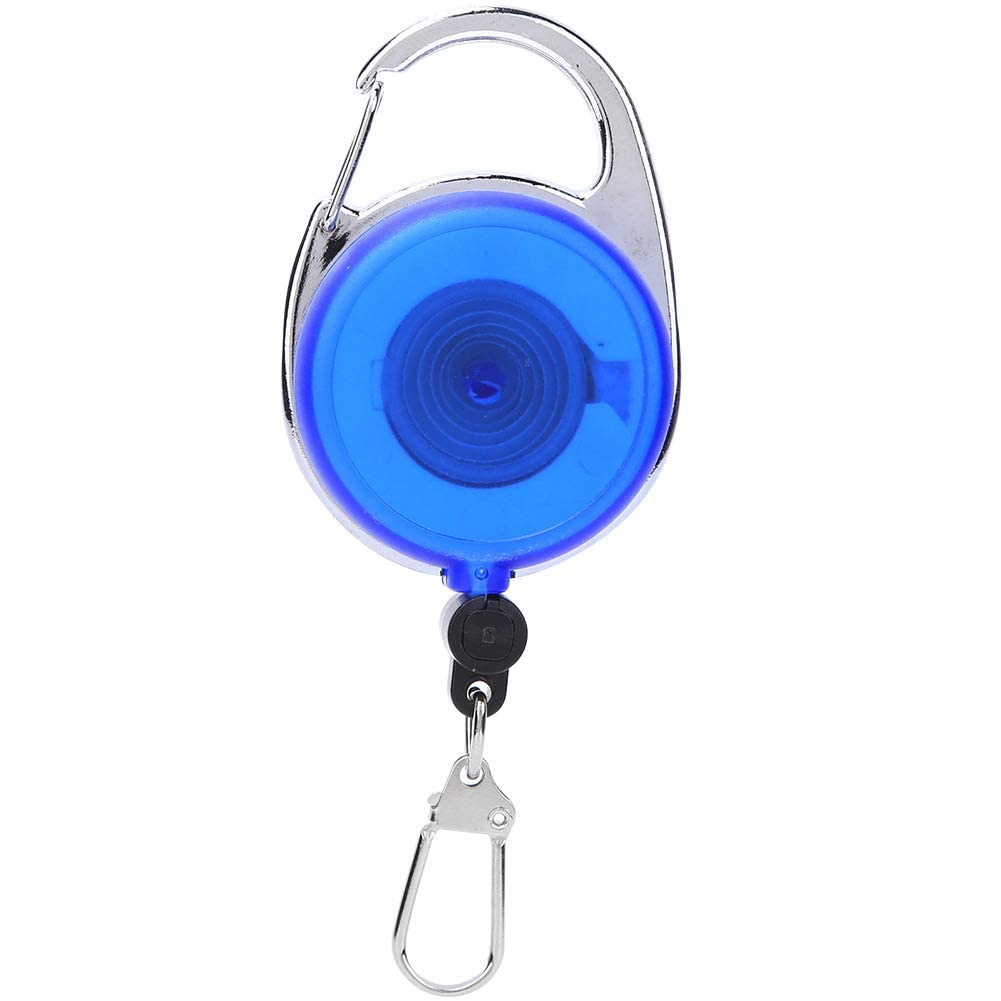 2 Pack Flexible Hanging Telescopic Buckle Fish Tape Measure - Retractable Fishing Ruler for Saltwater & Freshwater Anglers - Perfect for Measuring Catch Size on Boats, Docks & Shorelines
