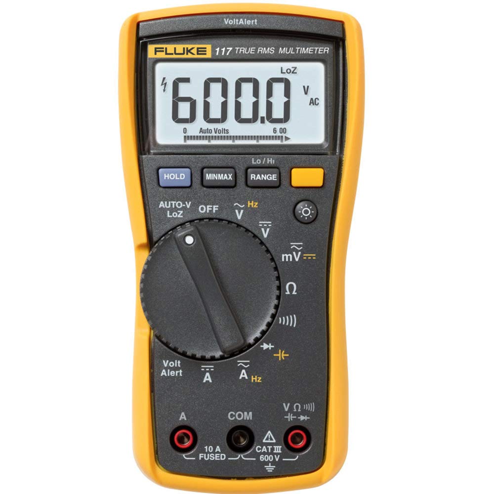 Fluke IB117K 117 Electrician Multimeter with Hand Tool Starter Kit - Professional Electrical Testing Equipment for Home, Car & Industrial Use