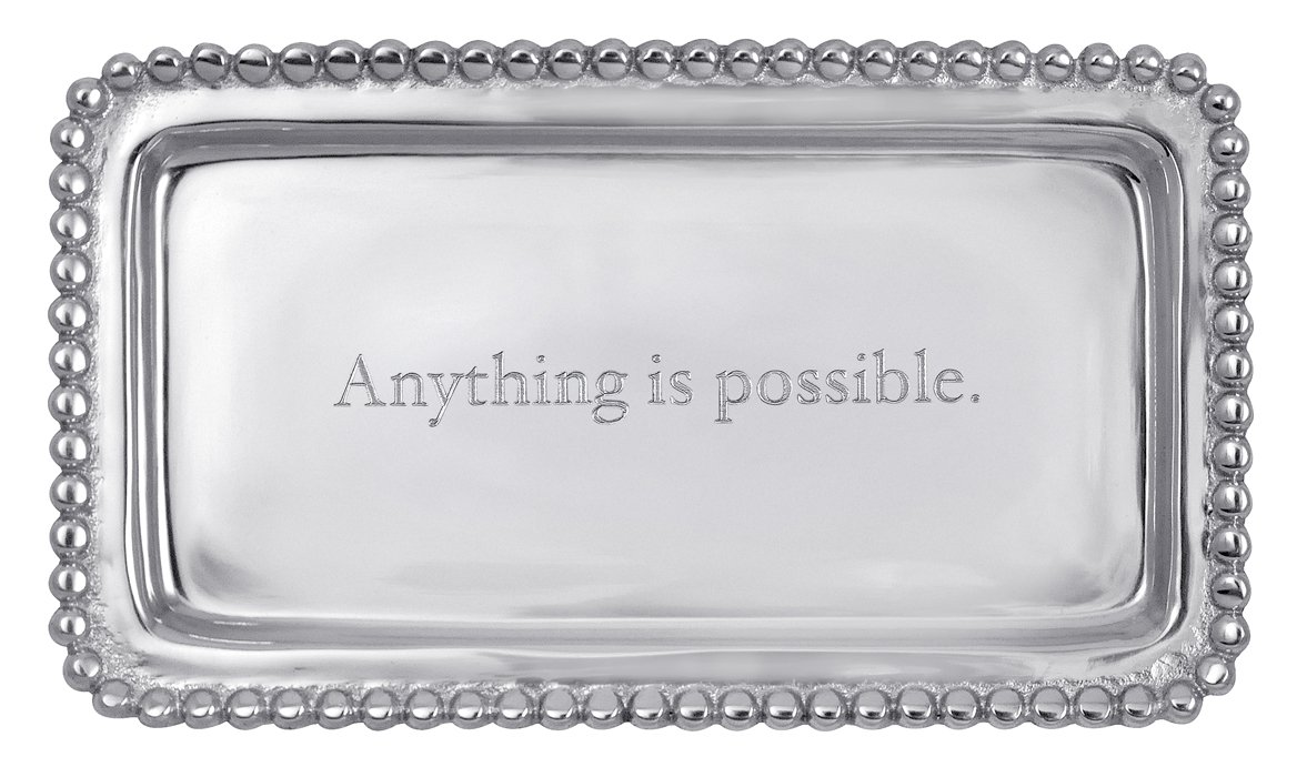 Mariposa Anything is Possible Tray - Stylish Home Decor