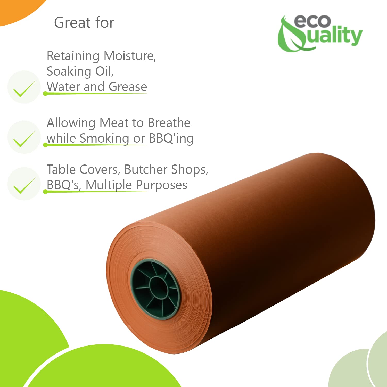 Premium Pink Butcher Kraft Paper Roll - 15