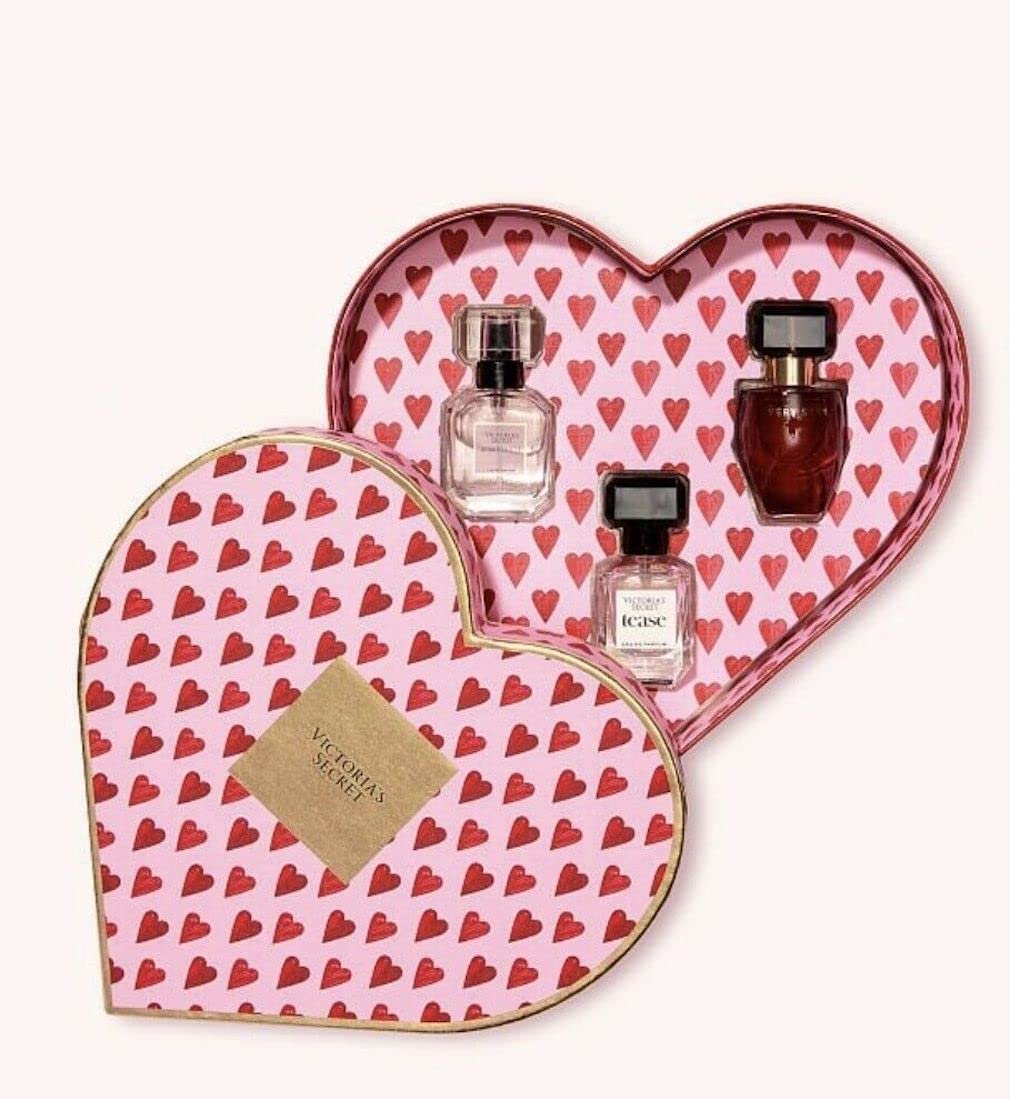 Victoria's Secret Very Sexy Bombshell Tease Mini Fragrance Trio Gift Set - 3 Mini Eau de Parfum & Travel Lotion for Women | Perfect for Travel, Date Night & Everyday Wear