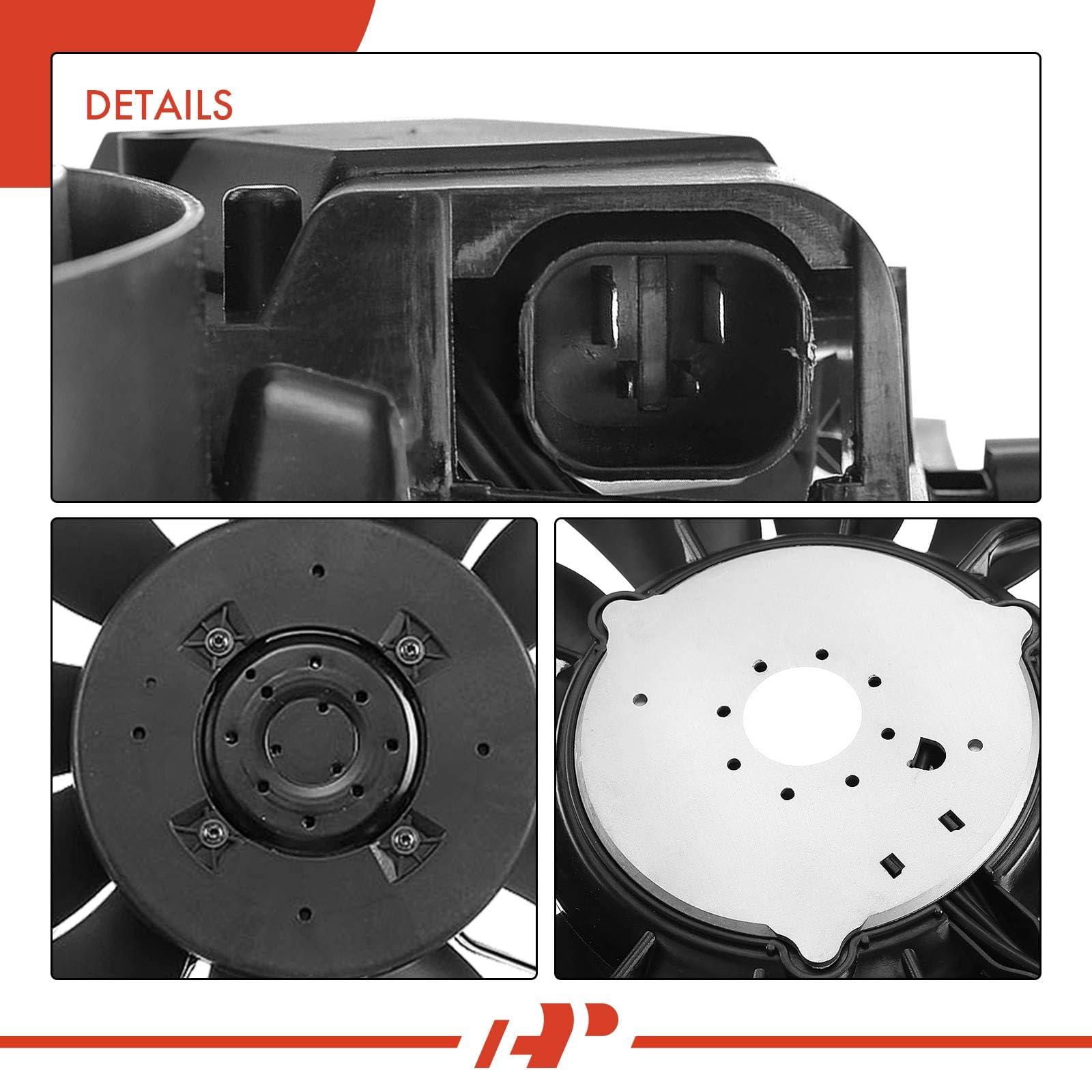 Premium Engine Radiator Cooling Fan Assembly for Mercedes-Benz S350/S430/S500/S55 AMG/S600/S65 AMG/SL55 AMG/SL600/SL63 AMG/SL65 AMG/CL500/CL55 AMG/CL600/CL65 AMG - High Performance Cooling Solution for Hot Weather & Heavy-Duty Driving