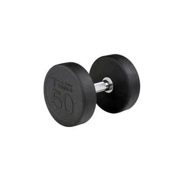 Body Solid 55-75lb Round Rubber Dumbbells SDPS650 - Premium Home Gym Equipment for Strength Training & Weightlifting