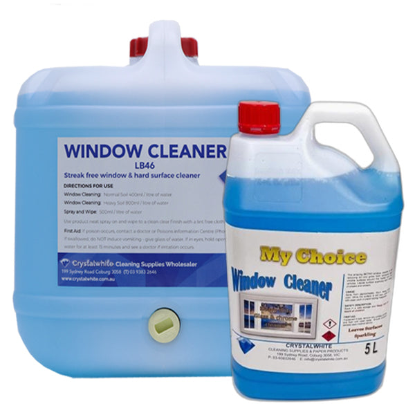 My Choice Window Cleaner - Streak-Free Glass Cleaner for Sparkling Windows at Home & Office | Ideal for Mirrors, Glass Tables & Car Windows