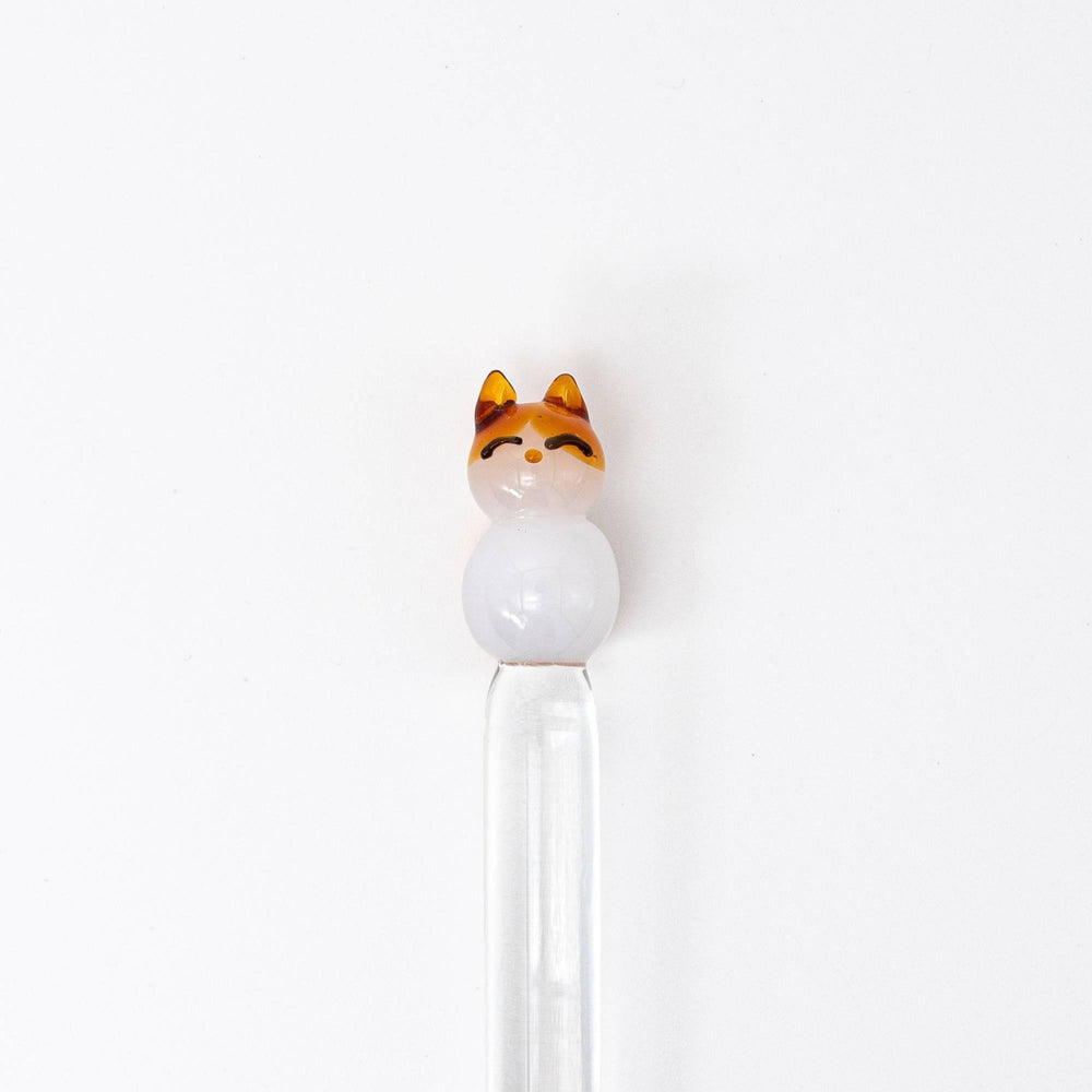 Premium Glass Dip Pen for Calligraphy & Art - Elegant Cat Perch Design - Perfect for Hand Lettering, Sketching & Gift Giving