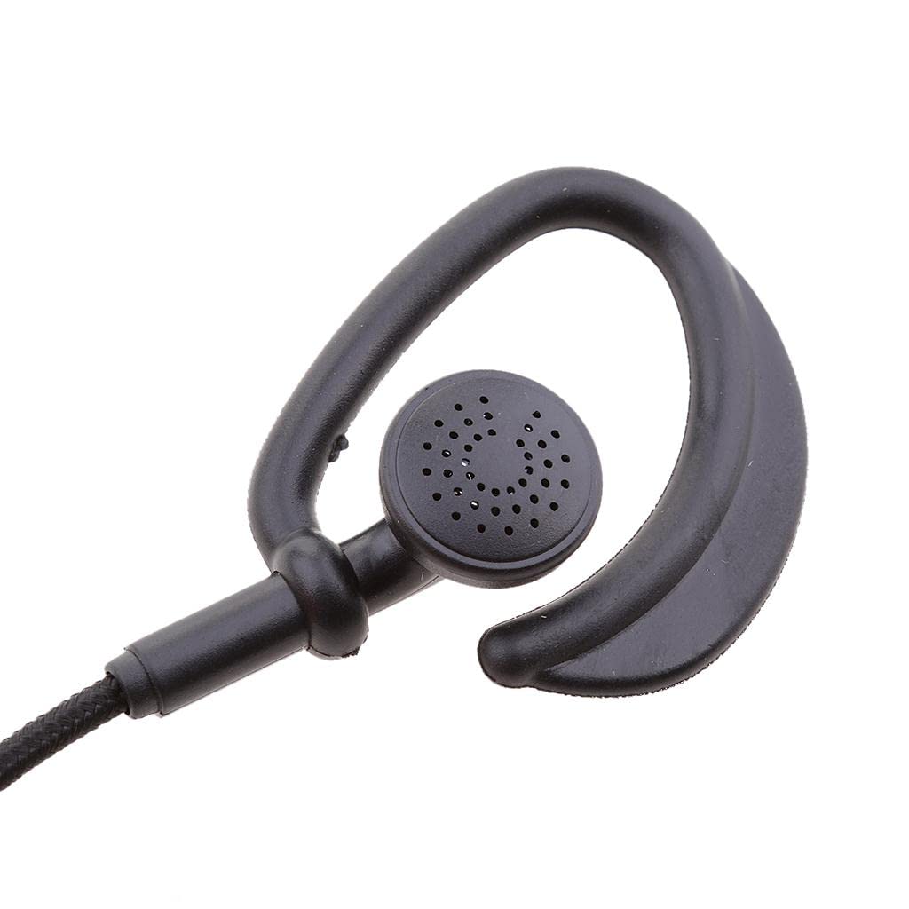 CALANDIS® 3.5mm Earpiece Headset with Noise-Canceling Microphone for Yaesu Vertex FT-50 VX-1 VX-110 Walkie Talkie - Perfect for Outdoor Adventures, Security Work & Emergency Communication