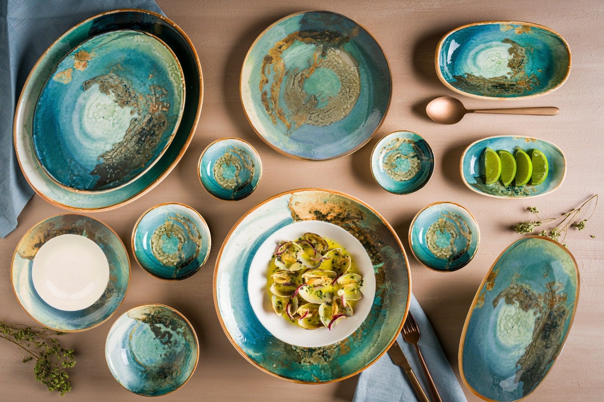 Futura 30 cm Dinner Plate Set - Elegant Porcelain Plates for Dining, Entertaining & Special Occasions | Dishwasher & Microwave Safe