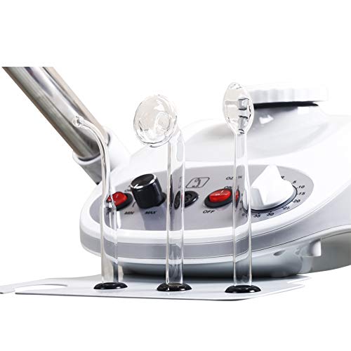 Professional Facial Steamer & High Frequency Beauty Kit with 5X Magnifying Lamp - Salon & Spa Skin Care Equipment for Deep Cleansing, Acne Treatment & Anti-Aging - Perfect for Home & Professional Use