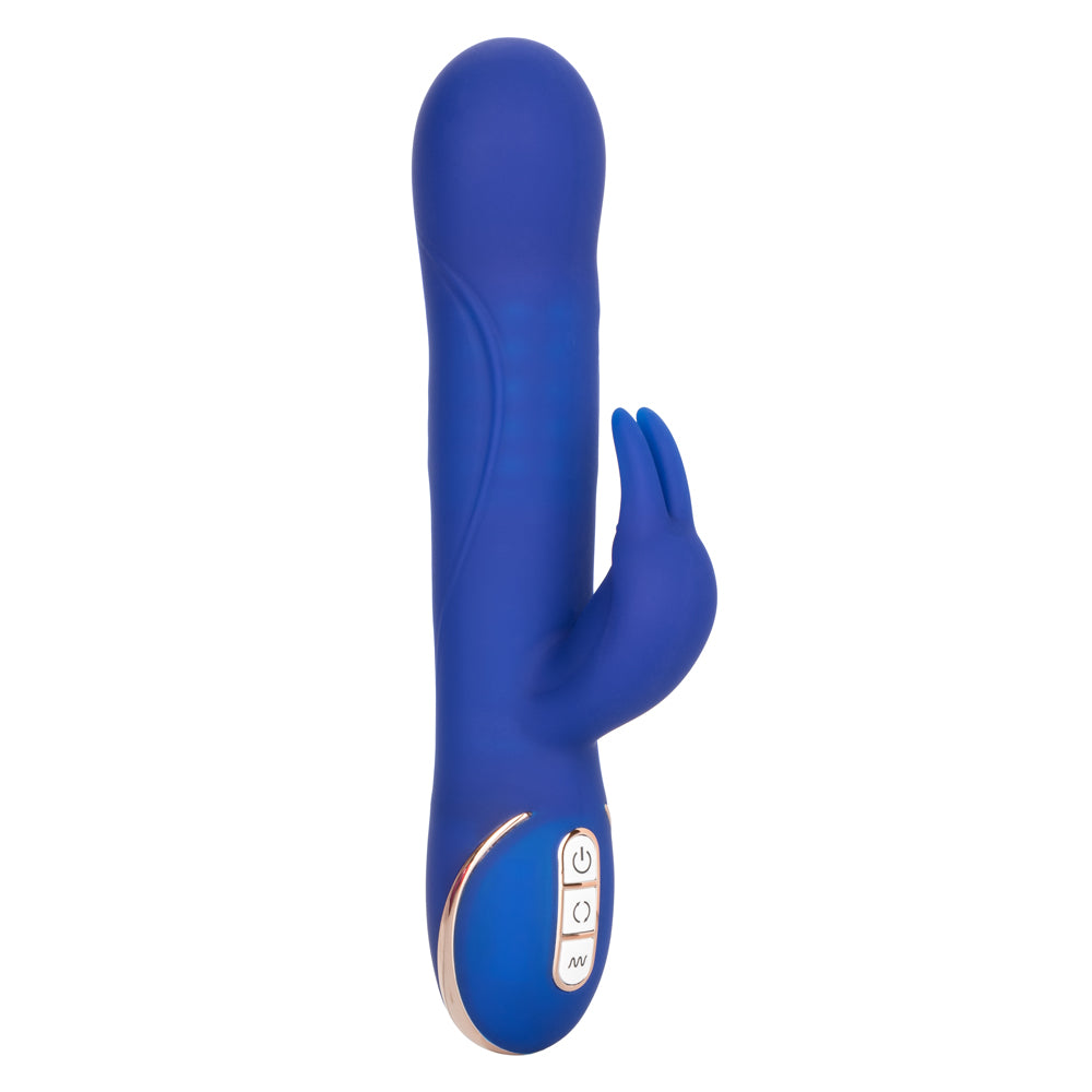 Jack Rabbit Signature Silicone Rotating Beaded Rabbit Vibrator - G-Spot & Clitoral Stimulation for Women - Waterproof & Rechargeable Adult Toy for Solo Play or Couples Use