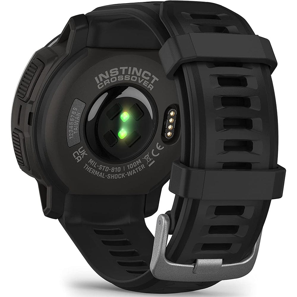 Garmin Instinct Crossover Standard Edition GPS Smartwatch - Rugged Outdoor Watch with Heart Rate Monitor, GPS Tracking & Multi-Sport Features - Perfect for Hiking, Running & Adventure Activities