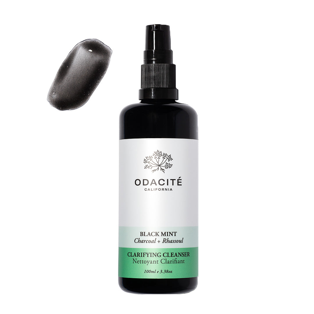 Black Mint Clarifying Cleanser - Deep Pore Facial Wash for Oily & Acne-Prone Skin | Gentle Exfoliating Face Cleanser for Men & Women | Perfect for Morning & Night Skincare Routine