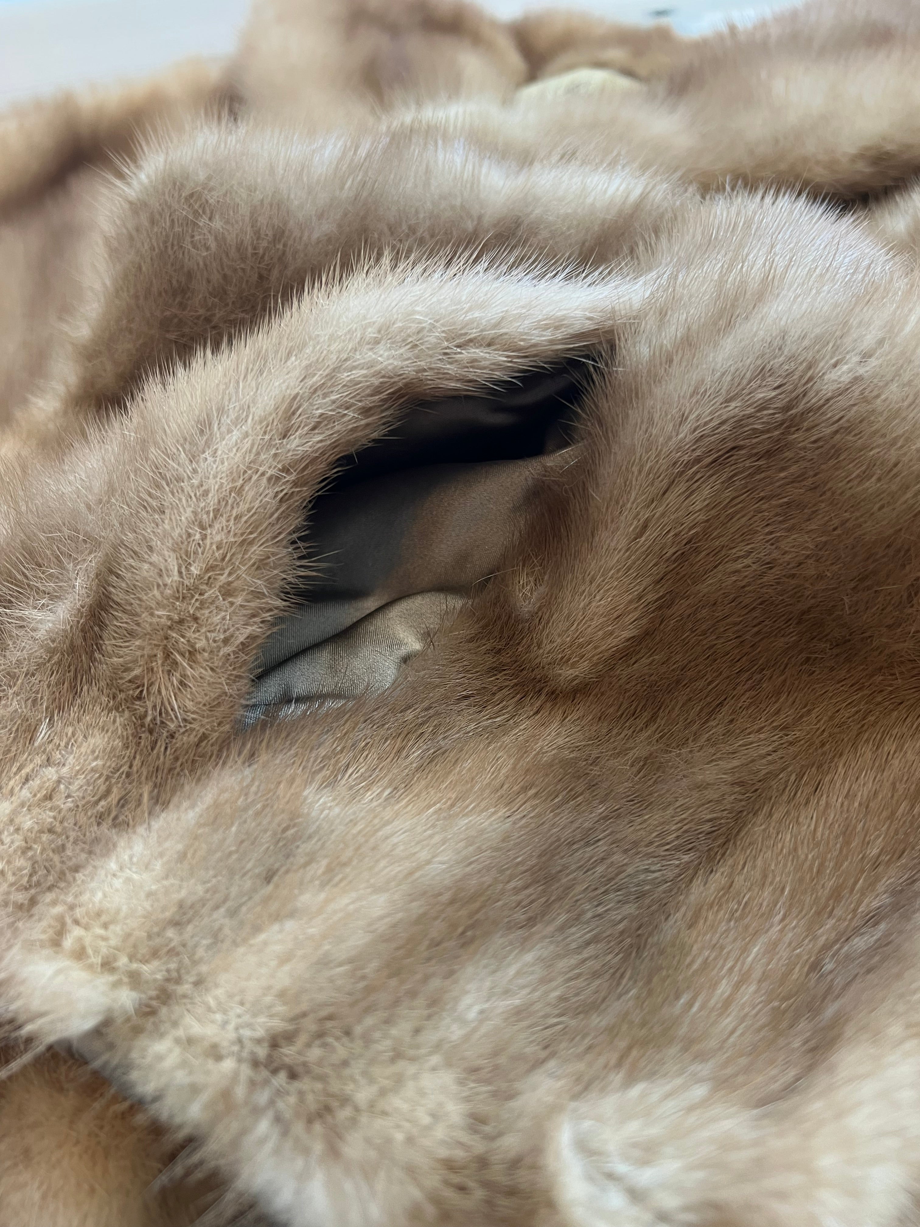 Luxury Real Mink Fur Stole Shawl - Soft & Warm Winter Wrap (Mink13) - Perfect for Evening Gowns, Weddings & Formal Events