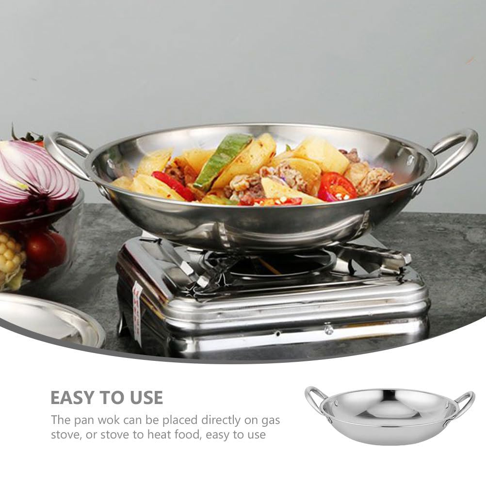 Premium Stainless Steel Wok Pan - 14