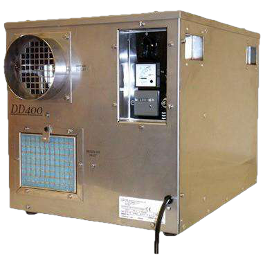 Ebac DD400 Desiccant & Cold Temperature Dehumidifier - Powerful Moisture Removal for Basements, Garages, and Storage Areas - Ideal for Home, Office, and Industrial Use