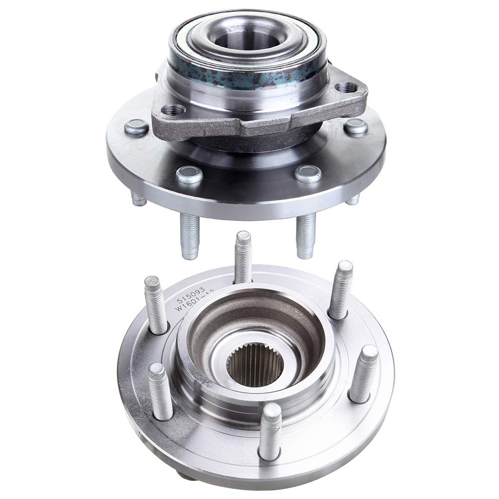 ROADFAR Front Wheel Bearing Hub Assembly Kit - Compatible with 2006-2010 Hummer H3 - Replacement for OEM 515093 (Pack of 2) - Perfect for Off-Roading, Daily Commuting & Heavy-Duty Driving