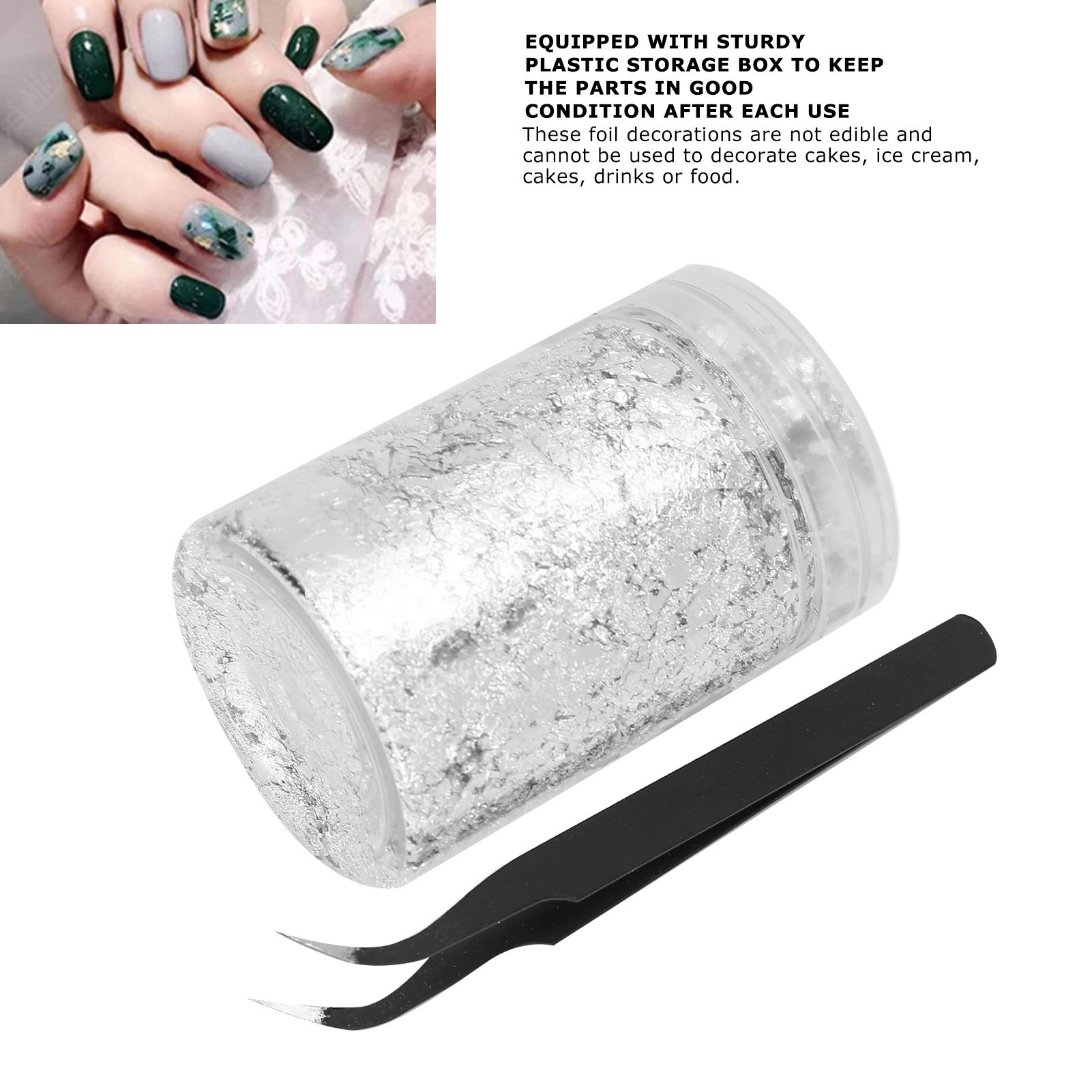 Premium Gold Foil for Nail Art - Anti-Oxidation, Long-Lasting & Portable - Perfect for DIY Home Nail Salon, Professional Nail Design & Manicure Accessories