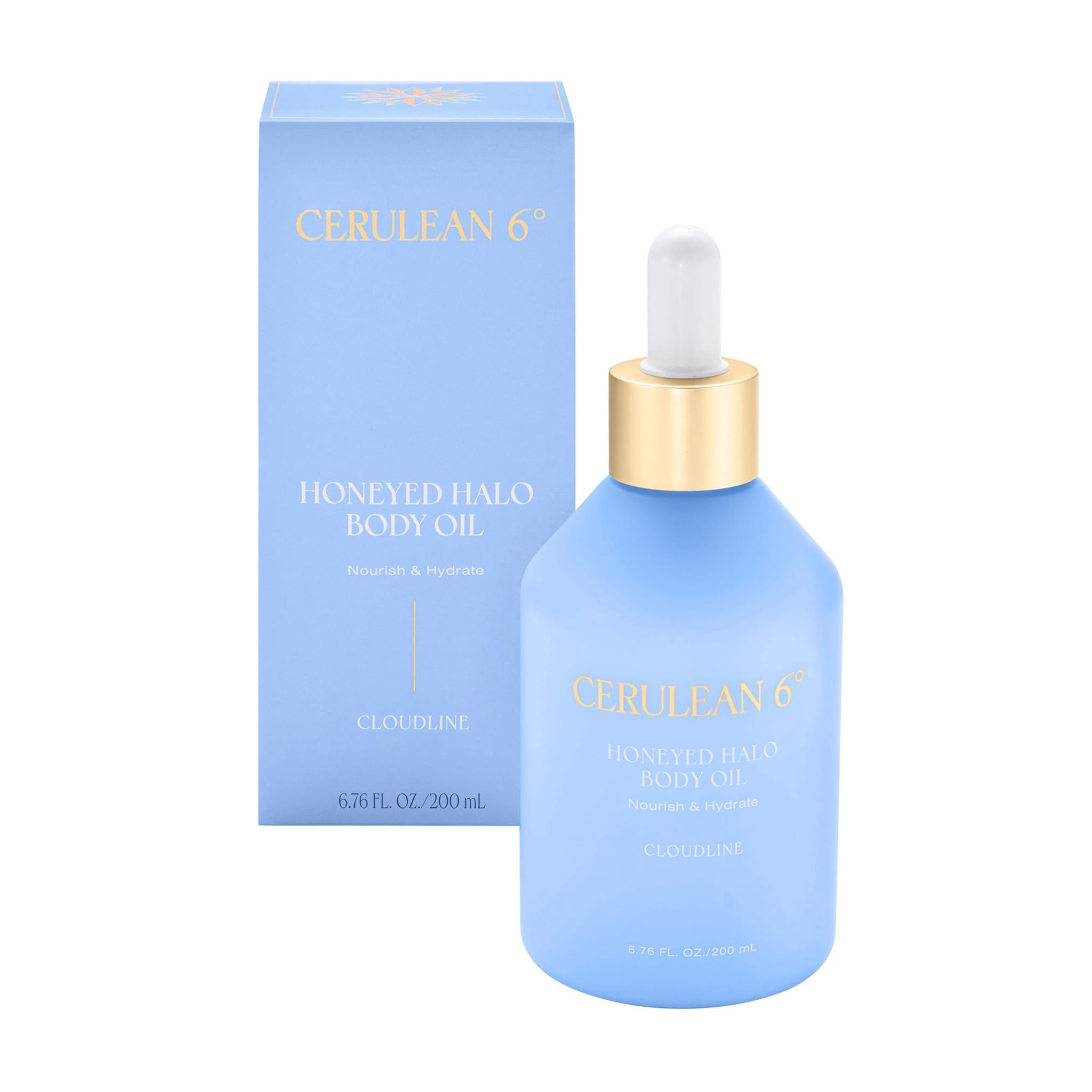 Cloudline Body Oil with Vitamin E & Elder Flower Extract - Moisturizing Essential Oil for Dry Skin, Aromatherapy Massage & Relaxation - Perfect for Spa, Self-Care & Gift Giving
