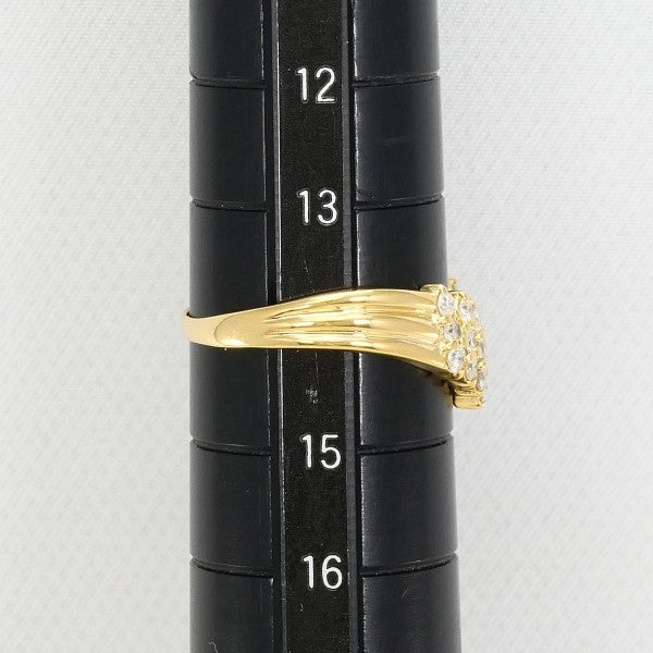 18K Yellow Gold Diamond Ring for Women - Elegant Solitaire Engagement Wedding Band - Perfect for Proposals, Anniversaries, and Special Occasions