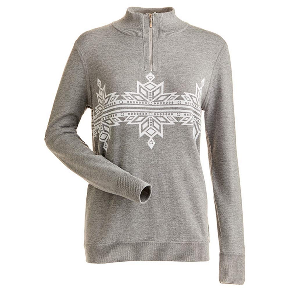 NILS Women's Snowflake Knit Sweater - Cozy Winter Pullover for Holiday, Christmas & Casual Outfits