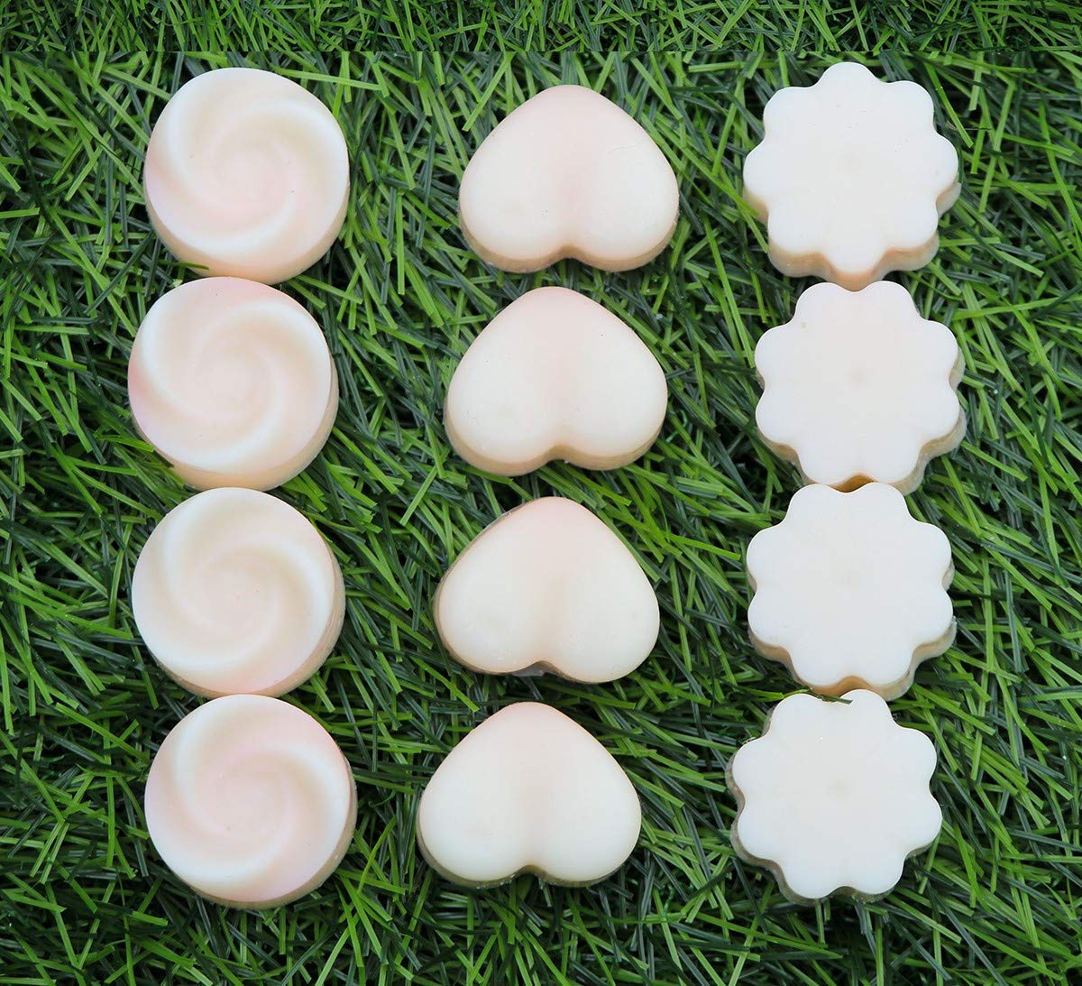 Premium Scented Soy Wax Melts - 100% Pure Soy Wax & High-Quality Fragrance Oils | Eco-Friendly, Long-Lasting Aromatherapy for Electric/Tee Light Warmers | Perfect for Home, Office, Spa Relaxation (Jasmine, 12-Pack)