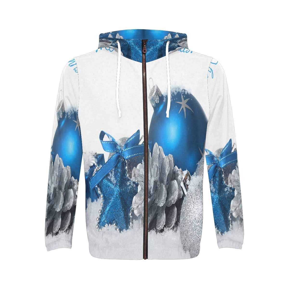 **InterestPrint Men's Athletic Full Zip Hoodie Sweatshirt - Comfortable & Stylish Pullover for Gym, Running & Casual Wear (XS-3XL)**