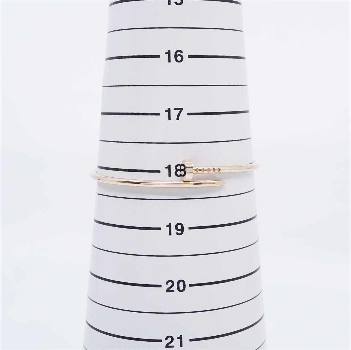 Cartier Juste un Clou SM JUC Bracelet 18 Size - Luxury Gold Nail Bangle for Women - Perfect for Date Night & Special Occasions