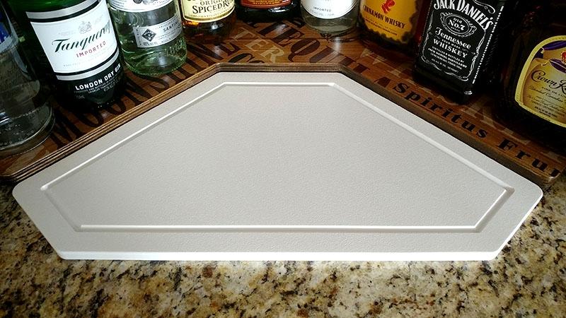 Barista-Themed Counter Caddies with Corner Shelf & K-Cup Storage Holes - Perfect for Coffee Shops, Home Kitchens & Office Break Rooms