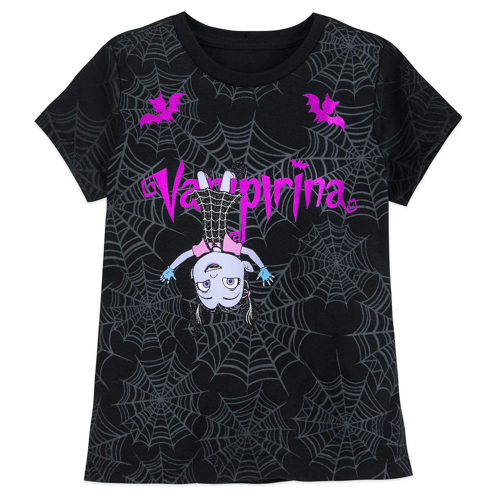 Disney Vampirina Girls T-Shirt - Cute Cartoon Character Tee for Kids - Perfect for Halloween, Birthday Parties & Casual Wear