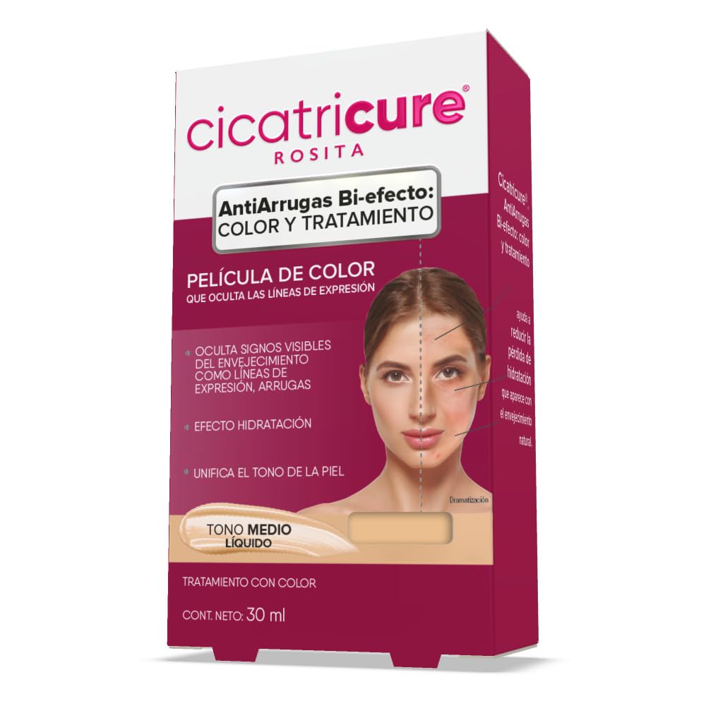 Cicatricure Medium Tone Liquid Makeup 30ml – Flawless Coverage for Daily Wear & Special Occasions