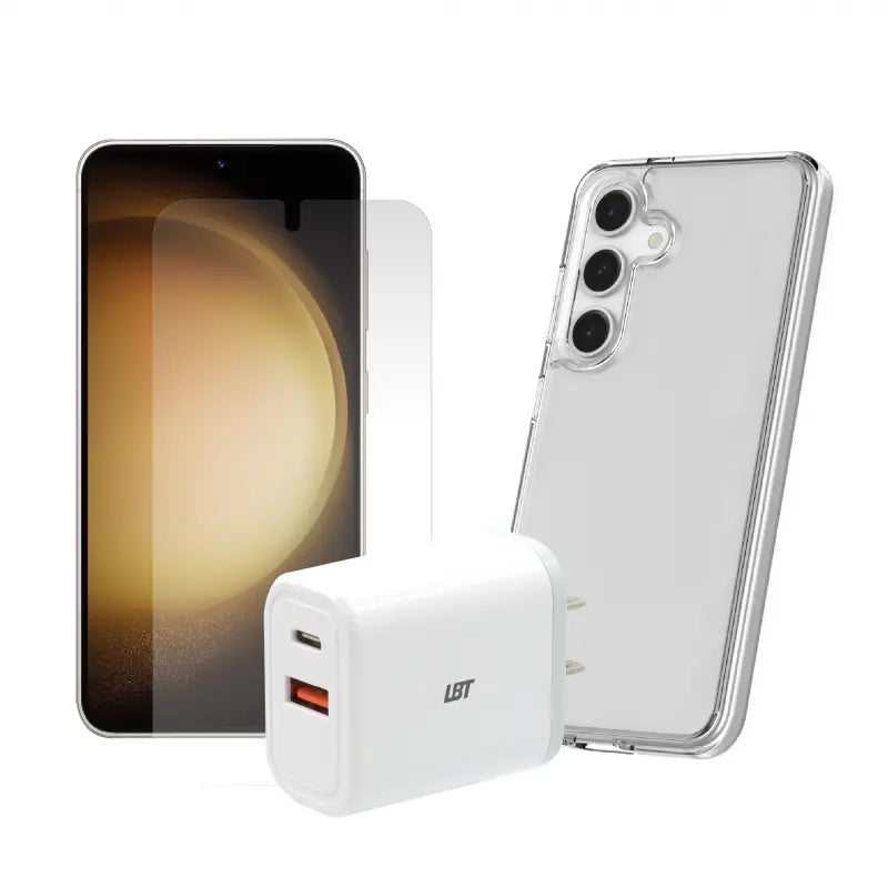 LBT Tuff8 Accessory Bundle for Samsung Galaxy S24 Ultra - Shockproof Case, Screen Protector & Stylus Pen - Perfect for Outdoor Adventures, Work & Travel