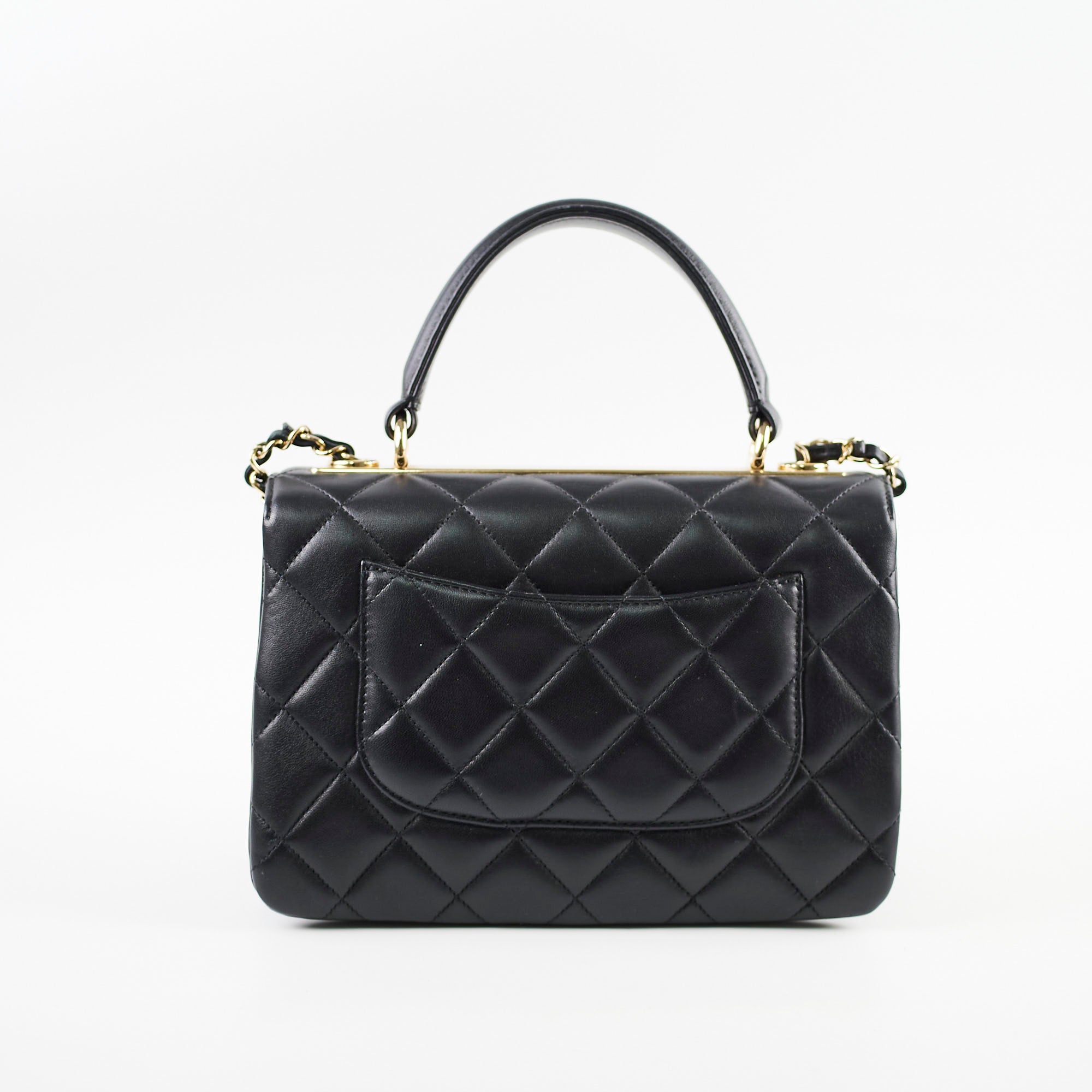 Chanel Small Trendy CC Lambskin Shoulder Bag Black 29 Series - Luxury Designer Crossbody Purse for Women, Perfect for Date Night & Evening Events