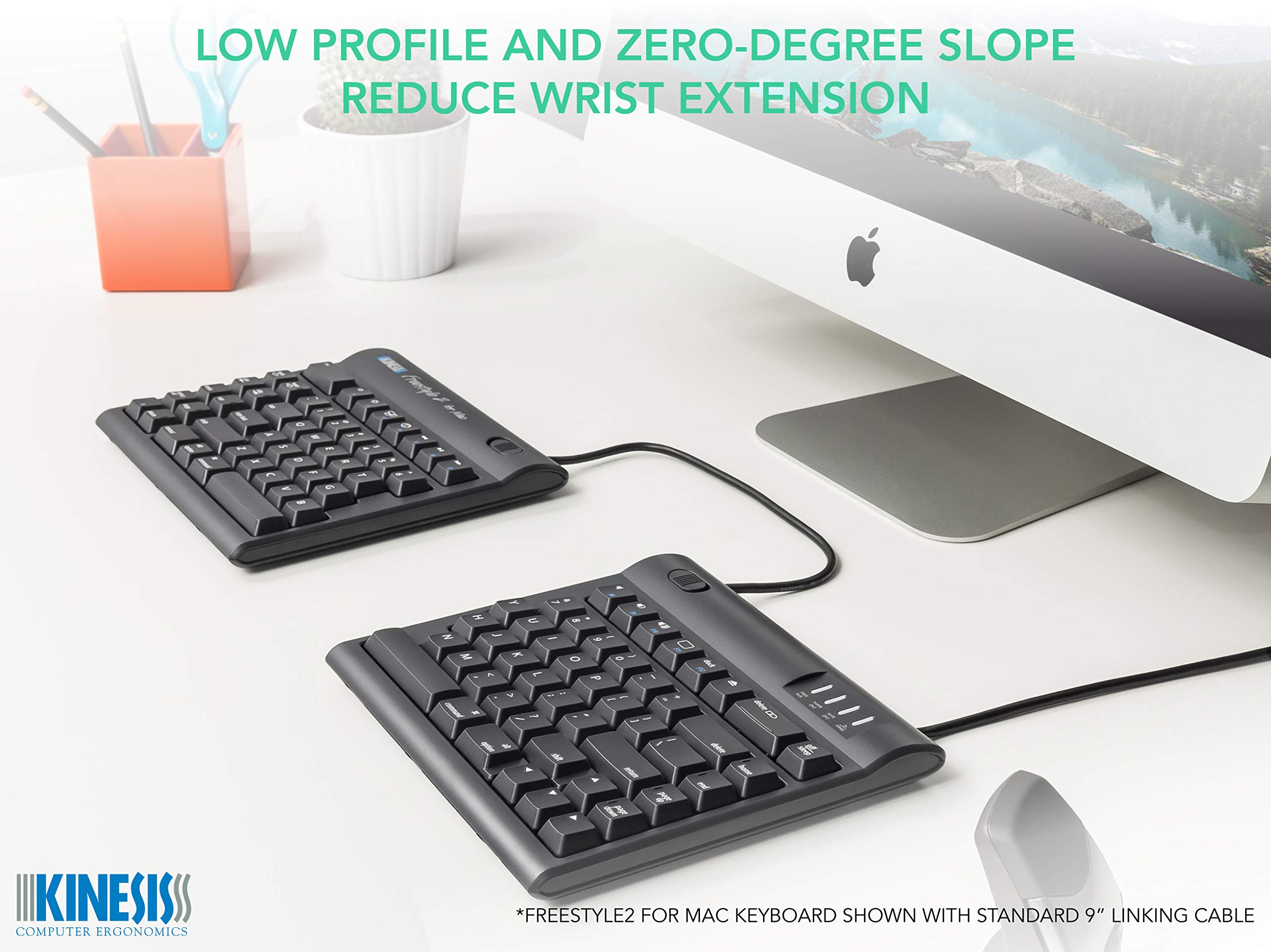 Kinesis Freestyle2 USB Ergonomic Split Keyboard for Mac - 20