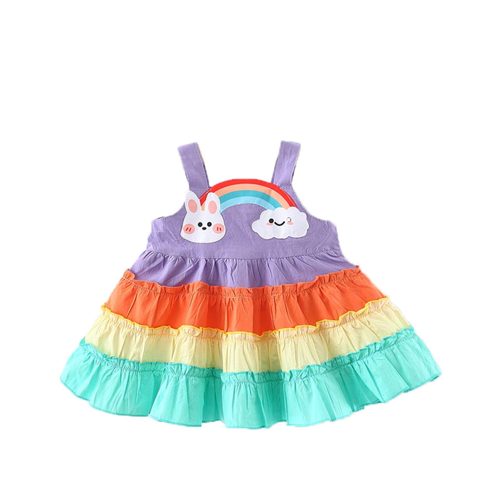 **Cute Princess Rainbow Tutu Dress for Toddler Girls - Elegant Party Outfit for Birthday, Photo Shoot & Special Occasions**
