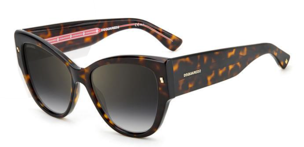 DSQUARED2 D2 0016/S Sunglasses - Polarized Aviator Style for Men & Women - UV Protection for Outdoor Activities, Driving & Fashion