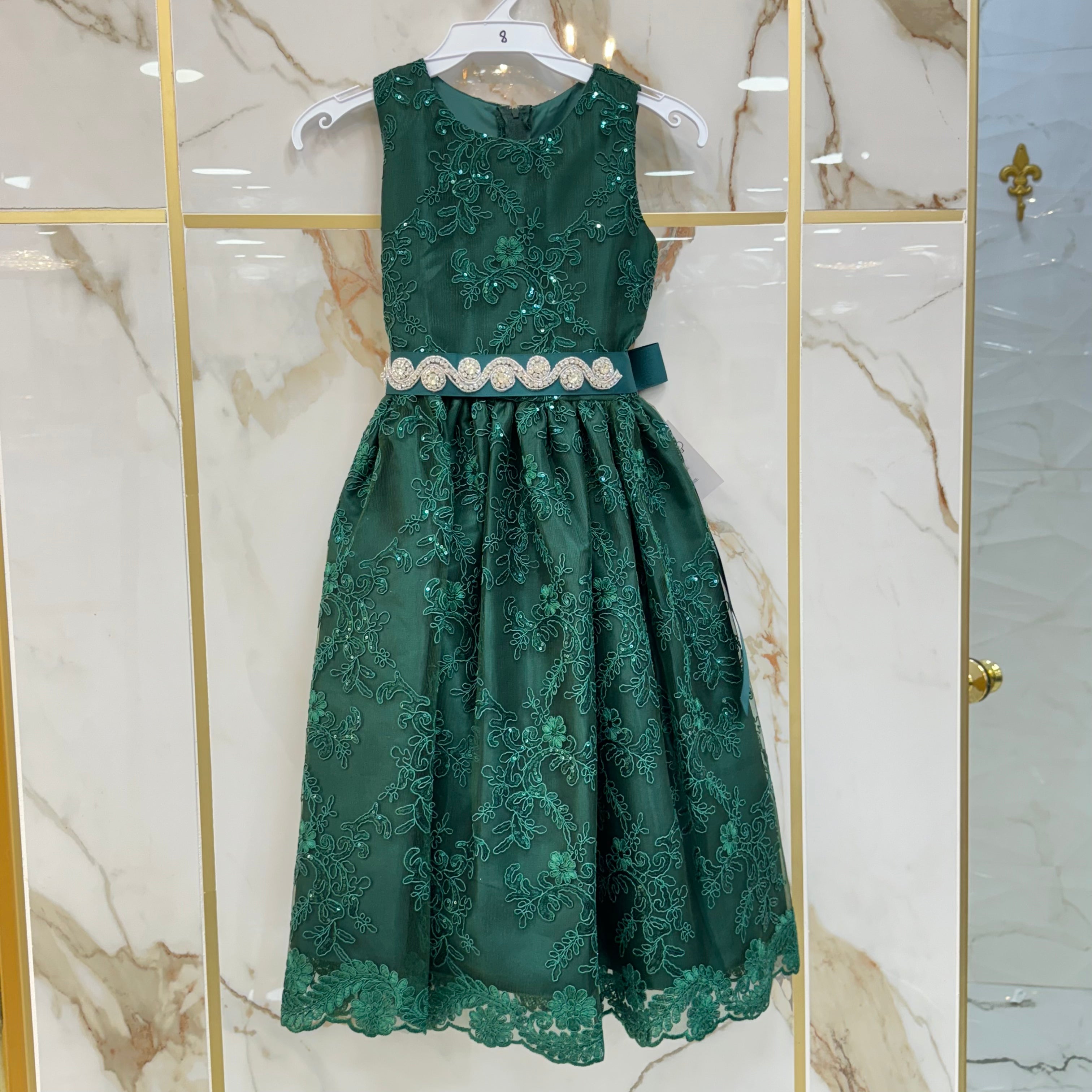 Elegant Party & Flower Girl Dress - Rosie Style | Perfect for Weddings, Birthday Parties & Special Occasions