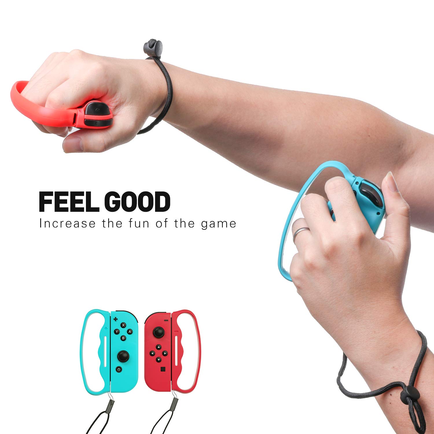 ECHZOVE Boxing Grip for Nintendo Switch - Ergonomic Controller for Fitness Boxing Games - Perfect for Home Workouts & Interactive Gaming
