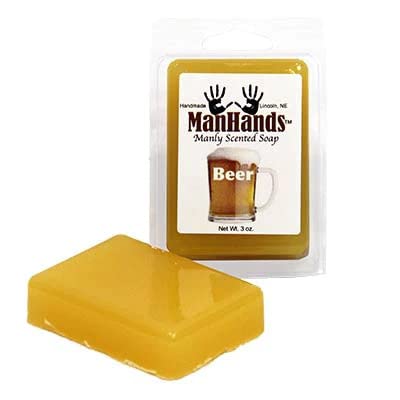 Man Hands Beer Scented Novelty Soap - Unique Gag Gift for Men, Funny Bath & Shower Soap - Perfect for Bachelor Parties, Father's Day & Stocking Stuffers