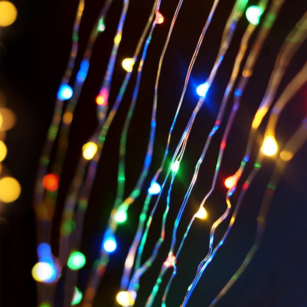 LED Fairy String Lights - 20 LEDs, 6.6ft Battery Operated for Home Decor & Parties