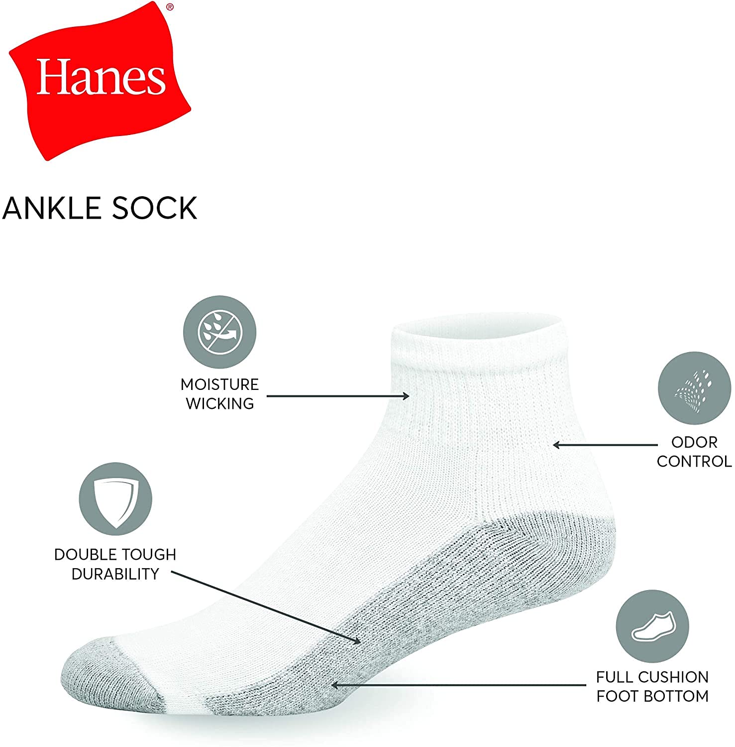 60 Pack Black Ankle Socks for Men & Women (US Shoe Size 6-12, Fits 10-13 Inches) - Comfortable Everyday Wear for Running, Gym, Work & Casual Outfits