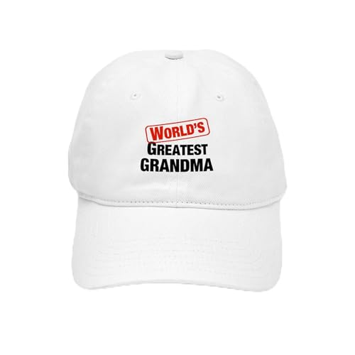 White - World's Greatest Grandma Cap