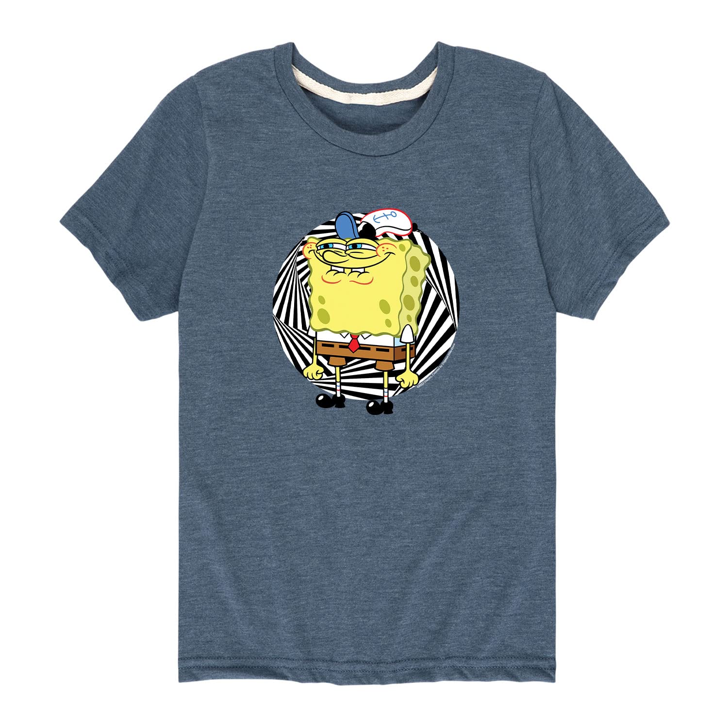 HYBRID APPAREL Spongebob Squarepants Get Trippy Graphic T-Shirt for Toddler & Youth | Fun Cartoon Short Sleeve Tee for Playdates, Birthday Parties & Casual Wear